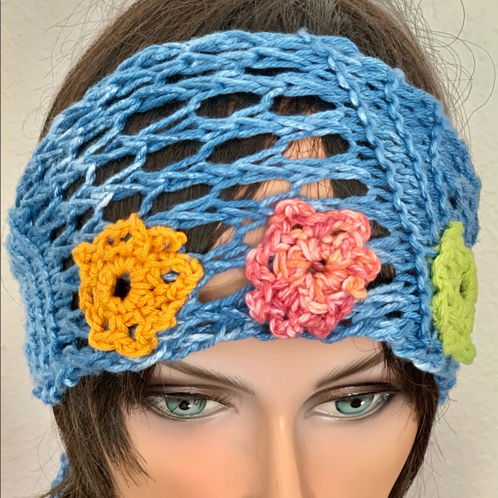 Hand Knits 2 Love Cotton Bandana Scarf Design Hip - Picture 3 of 15